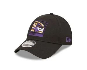 Baltimore Ravens New Era Framed Black 9Forty Adjustable Snapback Hat - Picture 1 of 7