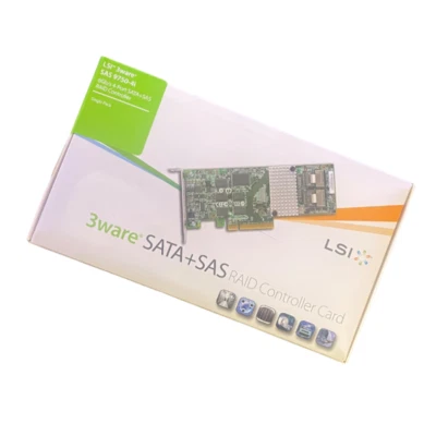 LSI 3ware SAS 9750-4i 4-Port 6Gb/s PCI Express SATA+SAS RAID Controller Card - Image 1 of 2