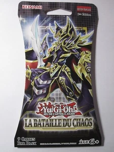 YU-GI-OH! RARE BOOSTER LA BATAILLE DU CHAOS 1ére édition SOUS BLISTER FRANCAIS - Picture 1 of 6