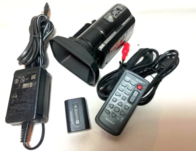 SONY HDR-PJ590V Handycam Black Video Camera Camcorder Tested Working Used Japan - Image 1 of 4