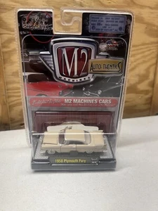 M2 MACHINES - AUTO-THENTICS - 1958 PLYMOUTH FURY - 1/64 DIECAST - Picture 1 of 4