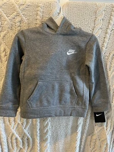 Nike Little Boys Sportwear Pullover Hoodie Gray size 4 - Picture 1 of 15