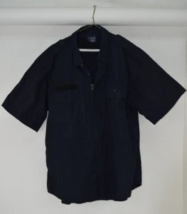 Propper F531150450 Mens SS Tactical Button Down Shirt LAPD Navy XL - Picture 1 of 6