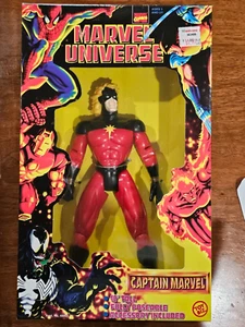 NEW 1997 Marvel Universe Captain Marvel 10" Action Figure by Toy Biz - Unopened - Picture 1 of 2