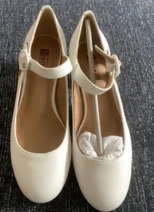 Women Ankle Strap Mary Jane Round Toe Chunky Low Block Heel Comfort Pump Shoes - Picture 1 of 8