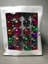 Celebrate It Christmas Tree Multi-colored Glass Ornaments 42pc Set Decoration