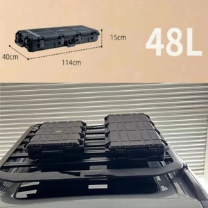 Car Roof Mount Travel Off Road Storage Case Luggage Box Fits For Jimny 2019-2025 - Picture 1 of 10