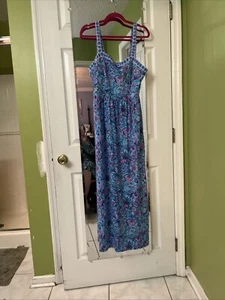 Lilly Pulitzer 12 Mirasol Maxi Dress Built In Bra!!! NWOT - Picture 1 of 3