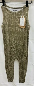 Brave Little Ones Romper 4/5T Gray with Polka Dots - Picture 1 of 5