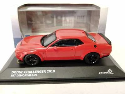 Solido Dodge Challenger SRT Demon thor red 2018 1/43 S4310301 - Immagine 1 di 2