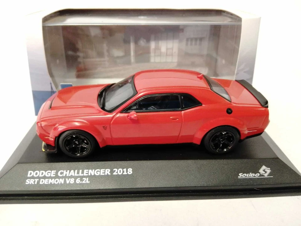 Solido Dodge Challenger SRT Demon thor red 2018 1/43 S4310301 - Immagine 1 di 2