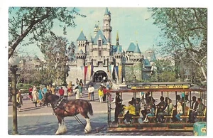 SCHLAFENDE SCHÖNHEITSSCHLOSS Fantasyland Disneyland Anaheim Kalifornien Postkarte CA - Bild 1 von 2