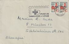 1955 FRANCE COMMERCIAL COVER TO GERMANY WITH SPECIAL SLOGAN CANCELLATION