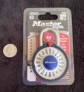 Candado de metal combinado de 3 esferas Master Lock - azul - Imagen 1 de 4