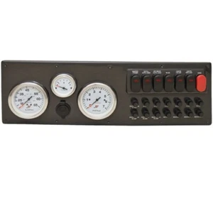 Lund Boat Gauge / Rocker Switch Panel 2116649 | Mercury 20 3/4 x 7 - Picture 1 of 4