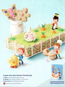 2018 Rice Krispies Ad Snap Crackle Pop Recipe To Create Your Own Garden Garden - Picture 1 of 1