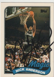 Nick Anderson signed 1992-93 Topps Archives card Orlando Magic autograph - Picture 1 of 1
