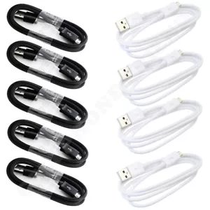 5x Micro USB Charger Data Sync Cable Cord 3 Feet For Samsung Android LG - Picture 1 of 9