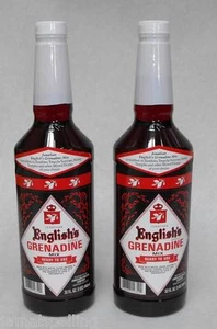 (2x) 32 Unzen Jonathan Englisch Grenadine Sirup Cocktail Mixer KOSTENLOSER VERSAND - Bild 1 von 1