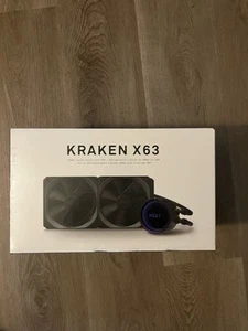 NZXT B082DYR132 Kraken X63 280mm CPU Liquid Cooler RGB Rotating Infinity Mirror - Bild 1 von 4