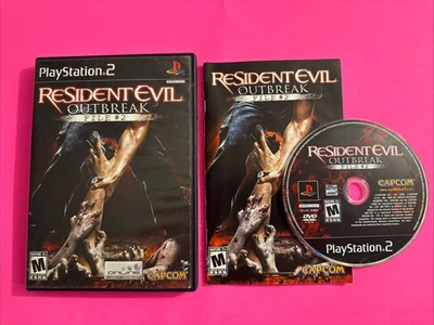 Resident Evil Outbreak File #2 PlayStation 2 PS2 Black Label 2004 w Manual Clean - Image 1 of 4