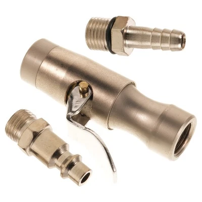  Locking Tire Chuck Air for Tires Compressor Inflator Head Car Valve Adapter - Imagen 1 de 4