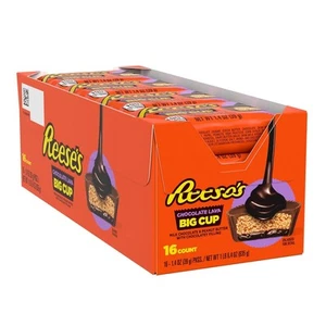 REESE'S Big Cup Chocolate Lava Milk Chocolate PB Cups - 16 Count - Ships with Ic - Picture 1 of 3