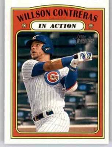 2021 Heritage In Action Willson Contreras Insert MLB PWE Cubs #42 - Picture 1 of 2