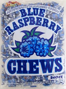 Albert's Blue Raspberry Chews 240 Count Classic Candy Bulk Candies Taffy Chewy - Picture 1 of 9