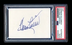 HARMON KILLEBREW SIGNED MINT CUT PSA/DNA AUTOGRAPHED HOF MINNESOTA TWINS - Picture 1 of 1