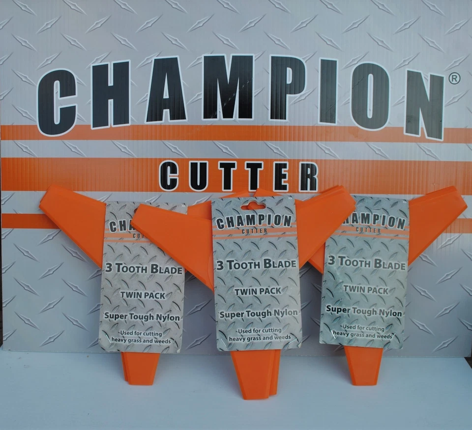 Pack de 6 dientes (tri cuchilla) Nylon súper resistente se adapta a casi todos los modelos   Foto 1 de 1