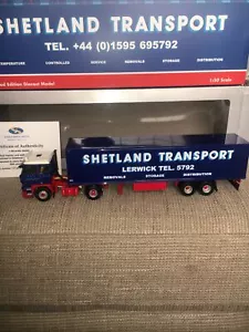 WSI 1:50 Scale Shetland Transport Lorry Model DAF 2800 Box Trailer New - Picture 1 of 9