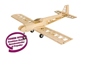 Low Wing Sport Balsa Kit 1,4 m (inkl. Motor, ESC & Prop) Tanzflügel RC Modell - Bild 1 von 8