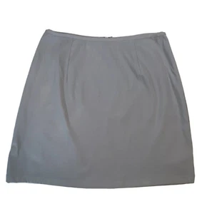 Colección Giorgio Fiorlini Mujer Talla 14 Gris Espalda Cremallera Falda Elástica Pliegues - Imagen 1 de 10