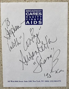 Carta BCEFA firmata/scritta Susan Keith 4,5X5,5” Shana Loving Another World - Foto 1 di 1