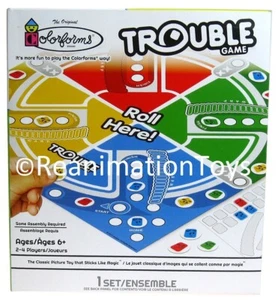 Hasbro Colorforms Trouble Travel Size Mini Board Game Road Trip To Go Brand New - Picture 1 of 1
