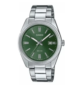 Casio Collection MTP-1302PD-3AVEF Gents Stainless Steel Green Watch ⌚️✅ - Picture 1 of 3