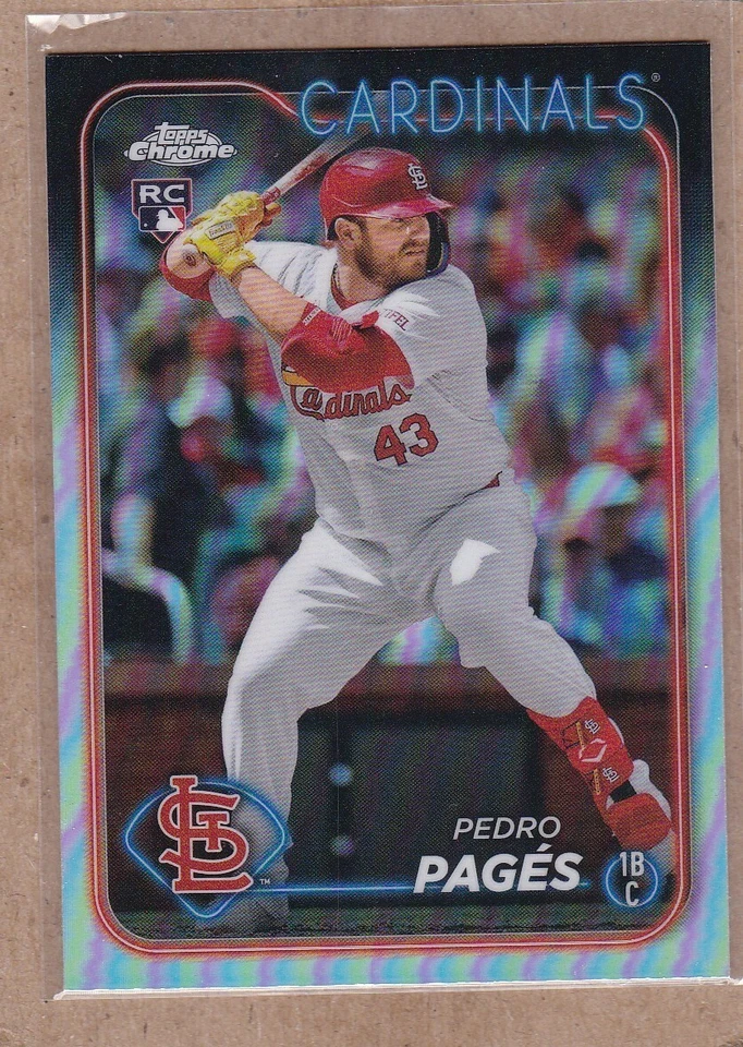 Pedro Pages 2024 Topps Chrome #USC29 Refractor RC St. Louis Cardinals - Image 1 of 1