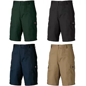 Dickies Redhawk Mens Cargo Work Shorts Workwear Multi Pocket Utility Navy Khaki - Picture 1 of 12