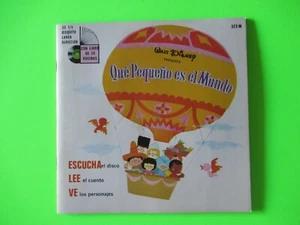 ITS A SMALL WORLD 7" 45 RARE SPANISH PRESS PIC SLEEVE DISNEY LATIN - Picture 1 of 2