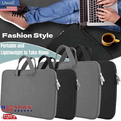 14"/15.6" Laptop Case Bag Sleeve with Handle for Macbook Air Pro Lenovo Dell US - Image 1 of 4