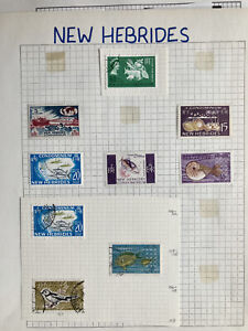 NEW HEBRIDIES Commonwealth & VANATU Mint & USED Stamp Collection