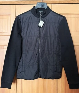 NWT - $295 - HUGO BOSS Shepherd 08 Men's Quilted Mixed Media Lightweight Jacket - Picture 1 of 8