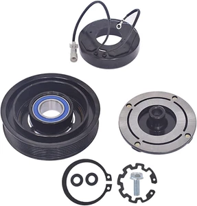 AC Compressor Clutch Kit with Pulley Plate Coil 10S17E for Ram 1500 8CYL 5.7L 20 - Picture 1 of 5
