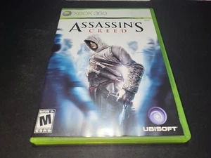Assassin's Creed 1 Lanzamiento Original Microsoft Xbox 360 EX+estado casi nuevo ¡COMPLETO! - Imagen 1 de 5