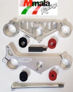 DM*** minimoto minibike KIT PIASTRE CON VARIAZIONE OFF SET steering plate set  - Foto 1 di 1