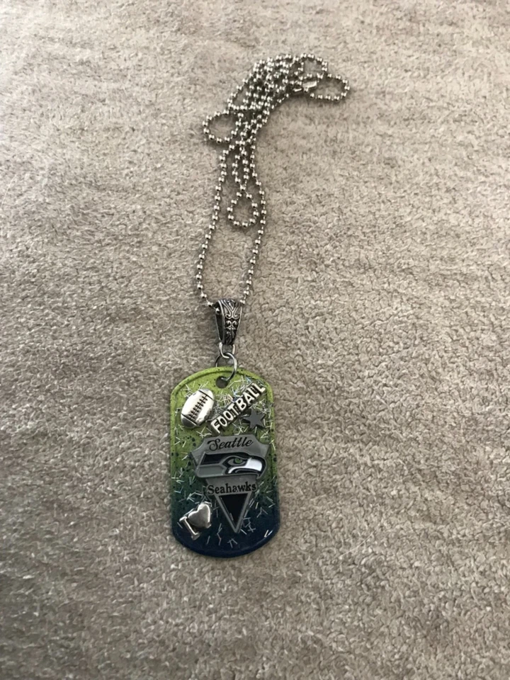 seattle seahawks nfl handmade necklace - Image 1 of 1