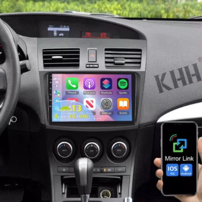 6G+64G Para Mazda 3 2010-2013 Android 13.0 Carplay GPS Navegación Coche Estéreo Radio WiFi Foto 1 de 4
