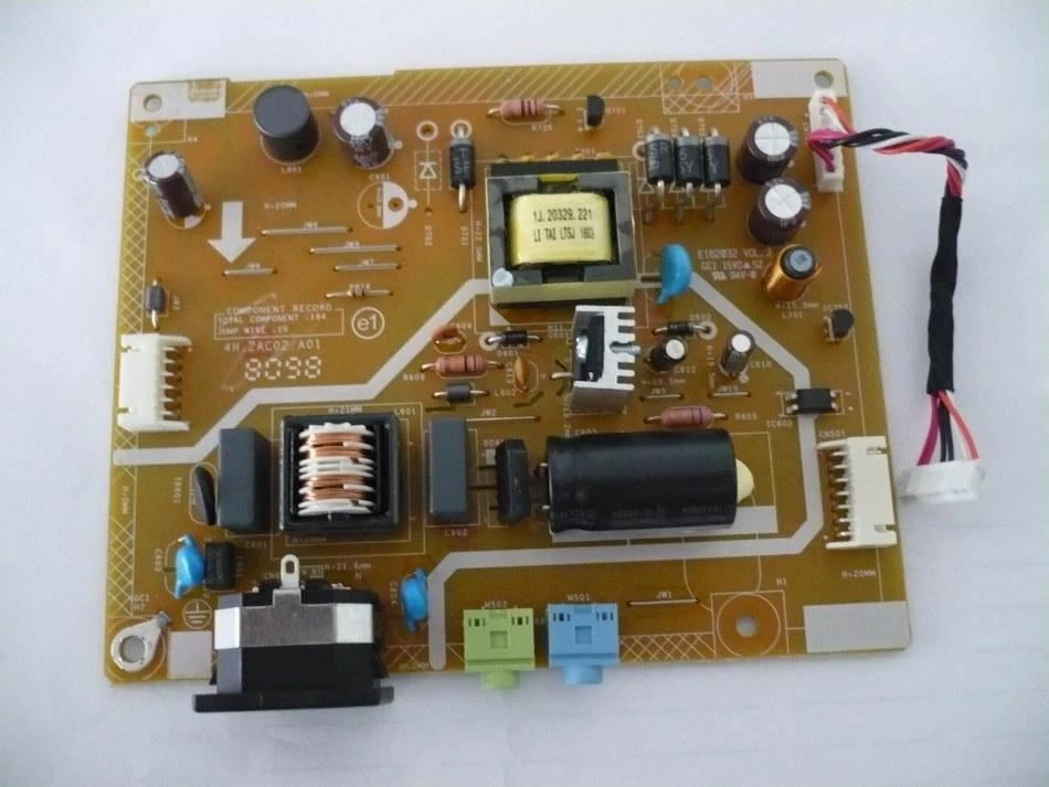 VIEWSONIC VX2452VMH MONITOR POWER SUPPLY BOARD 5E2AD02003 / 4H.2AC02.A01 - Image 1 of 1