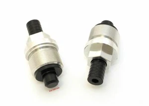 TTR400 Preload Adjuster Set - 33mm - Silver & Black - CB125/250/360/400F CM400 - Picture 1 of 1